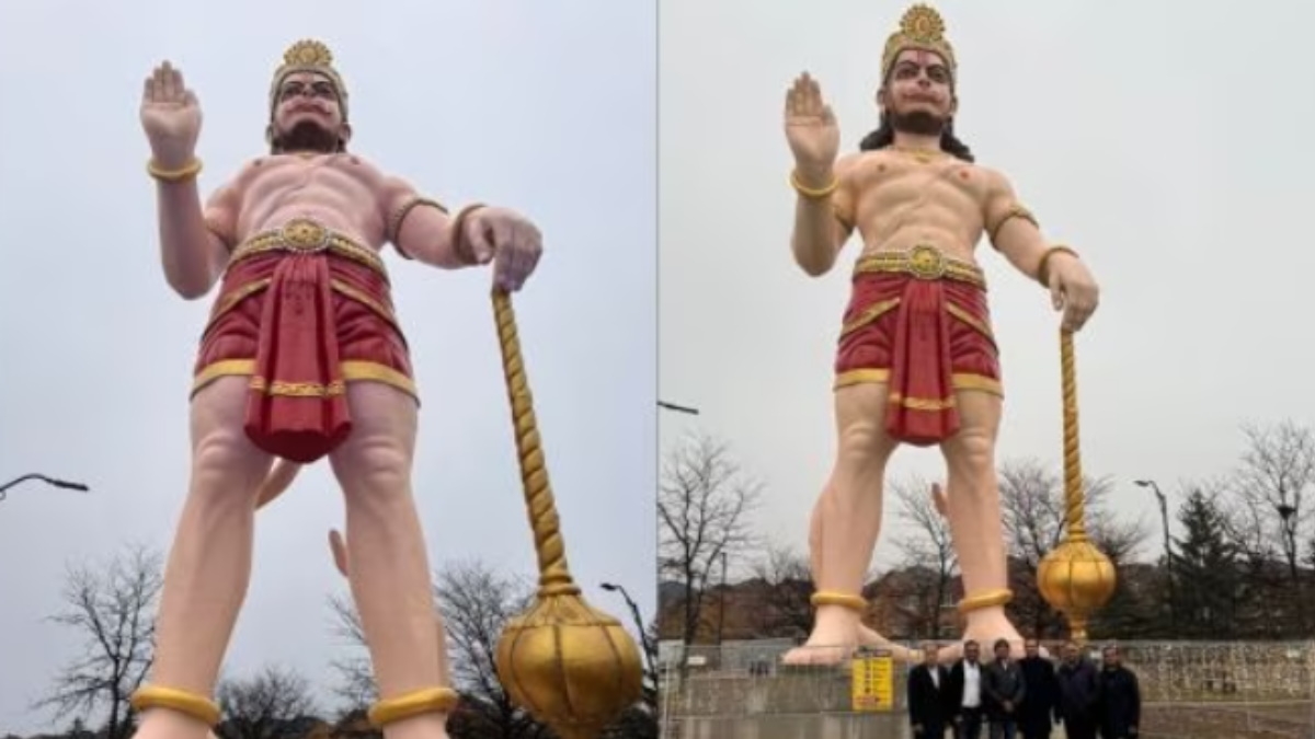 CANADA : ਕੈਨੇਡਾ ‘ਚ 55 ਫੁੱਟ ਉੱਚੀ ਹਨੂੰਮਾਨ ਦੀ ਮੂਰਤੀ ਨੂੰ ਲੈ ਕੇ ਖਾਲਿਸਤਾਨੀਆਂ ਦਾ ਪ੍ਰਦਰਸ਼ਨ