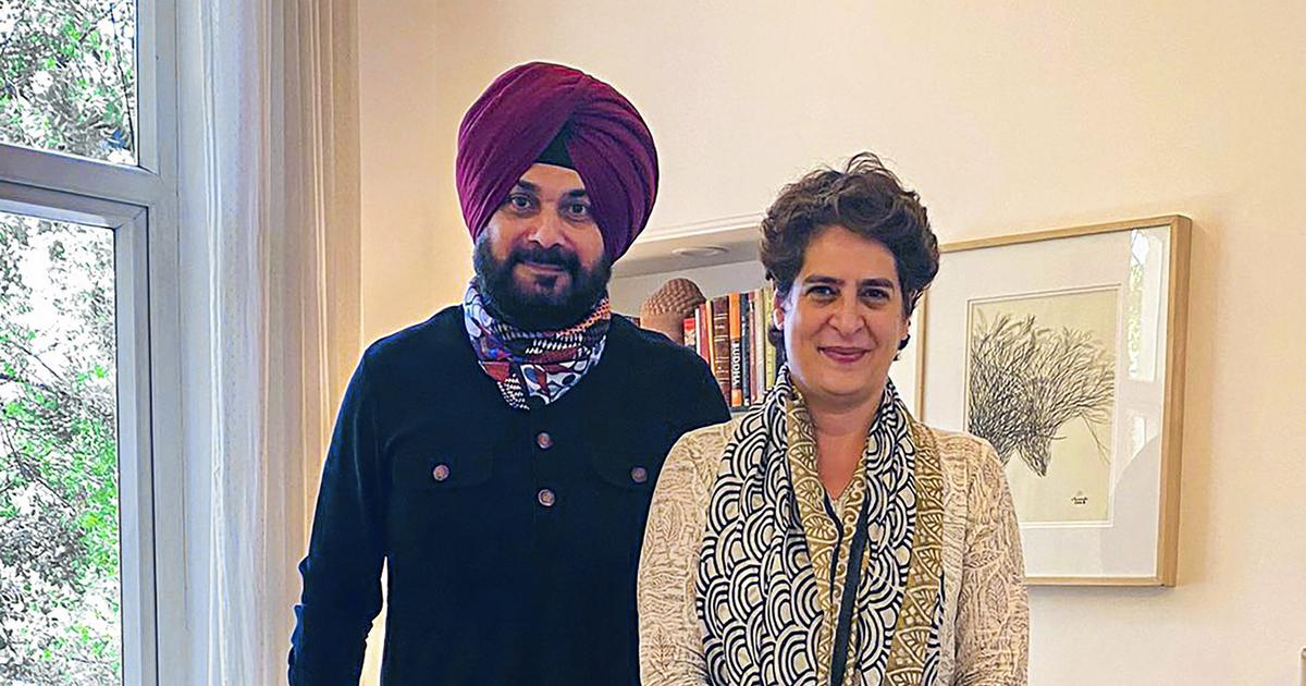 ਭਾਜਪਾ ‘ਚ ਸ਼ਾਮਲ ਹੋਣ ਦੀ ਚਰਚਾ ਵਿਚਾਲੇ ਨਵਜੋਤ ਸਿੱਧੂ ਨੇ ਪ੍ਰਿਅੰਕਾ ਗਾਂਧੀ ਨਾਲ ਕੀਤੀ ਮੁਲਾਕਾਤ, ਕਿਹਾ ਬਹੁਤ ਵਧੀਆ ਚਰਚਾ ਹੋਈ
